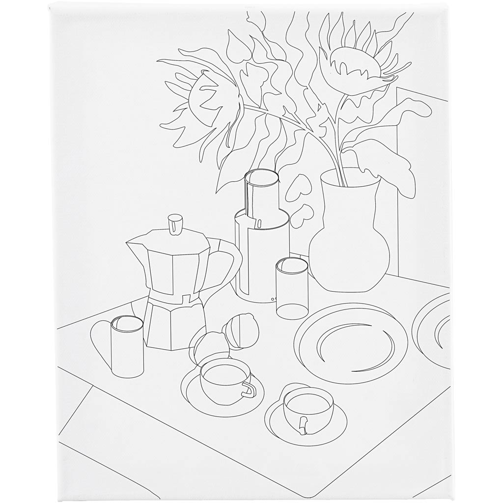 Malerlærred med print