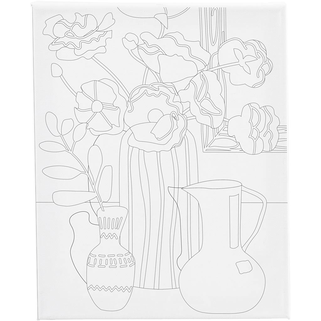 Malerlærred med print
