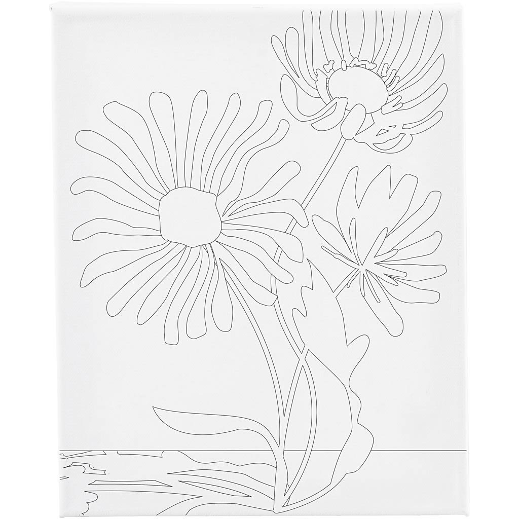 Malerlærred med print