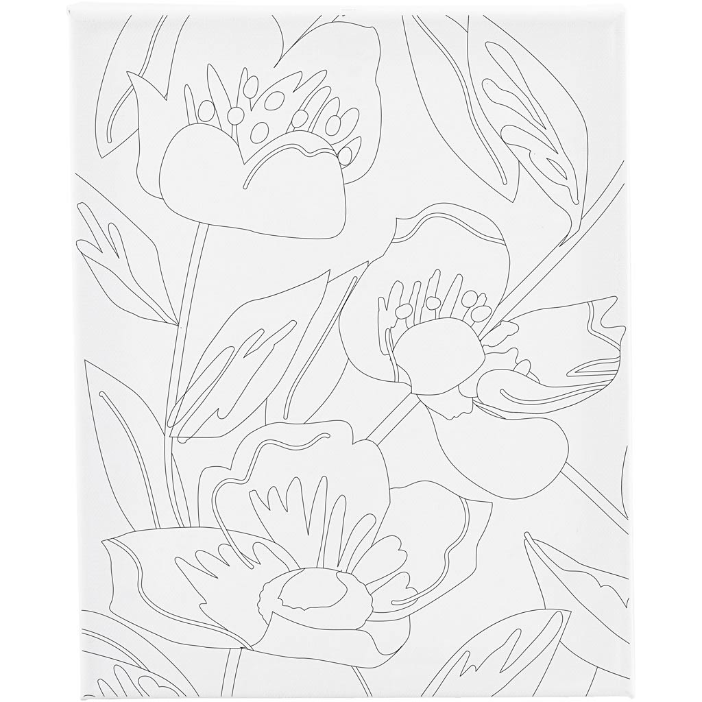 Malerlærred med print