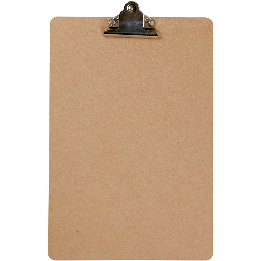 Clipboard/tegneunderlag