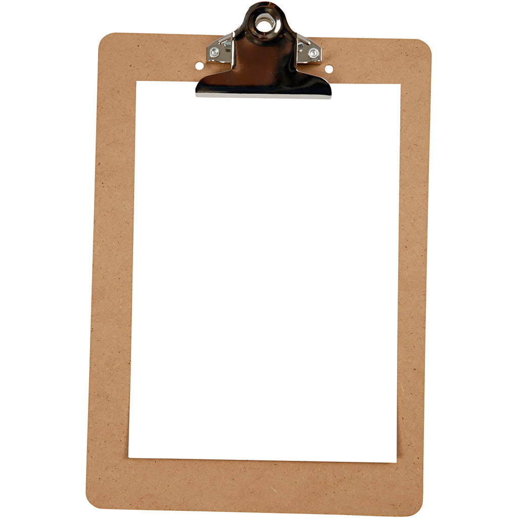 Clipboard/tegneunderlag
