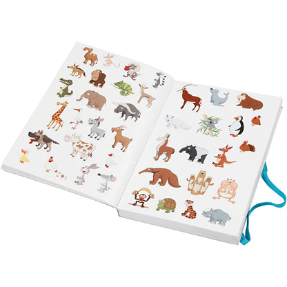 Bog med stickers