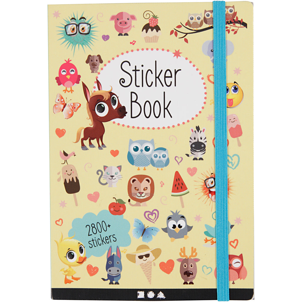 Bog med stickers