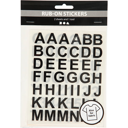 Rub on stickers