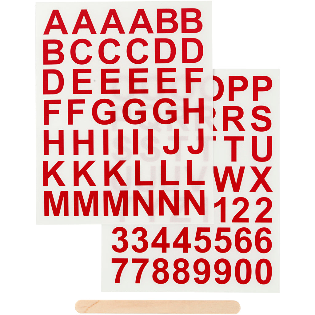 Rub on stickers