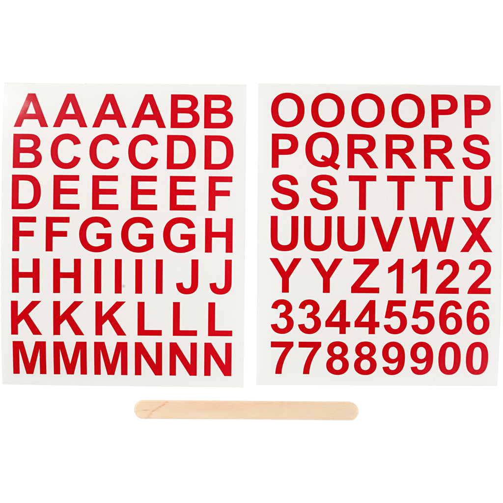 Rub on stickers