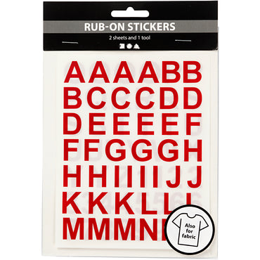 Rub on stickers