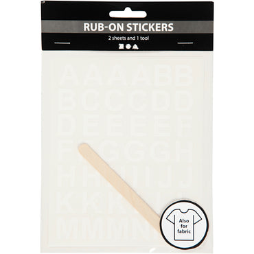 Rub on stickers