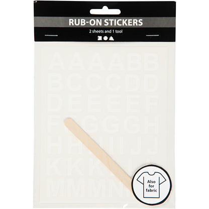 Rub on stickers