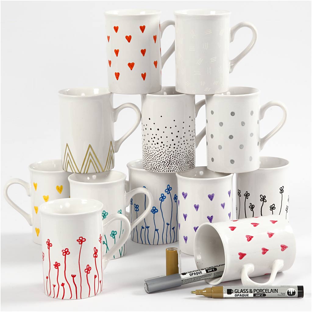 Glas- og porcelænstusch