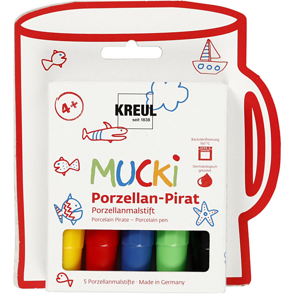 Mucki Glas- og porcelænstusch