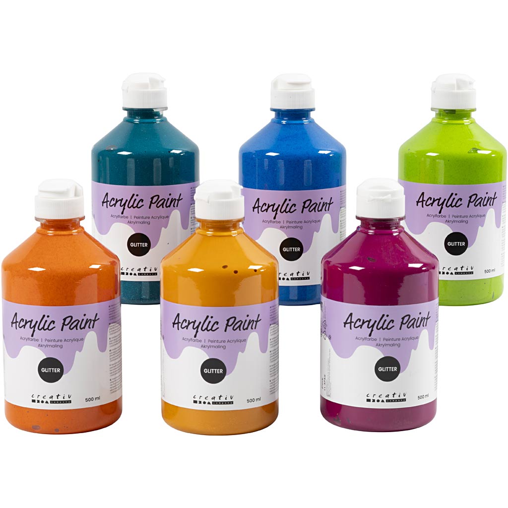 Akrylmaling Glitter