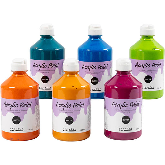 Akrylmaling Glitter