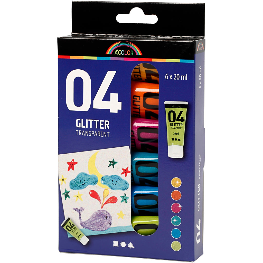 Akrylmaling Glitter