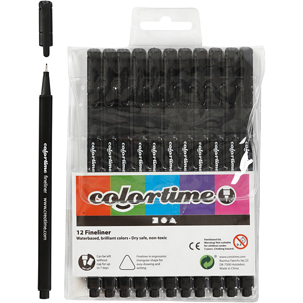 Colortime fineliner-tusch