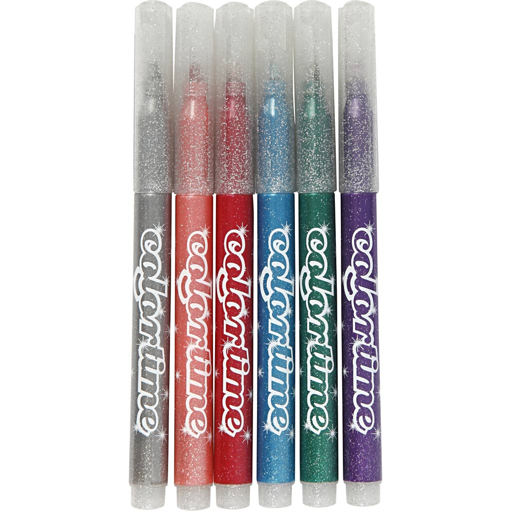 Colortime Glittertusch