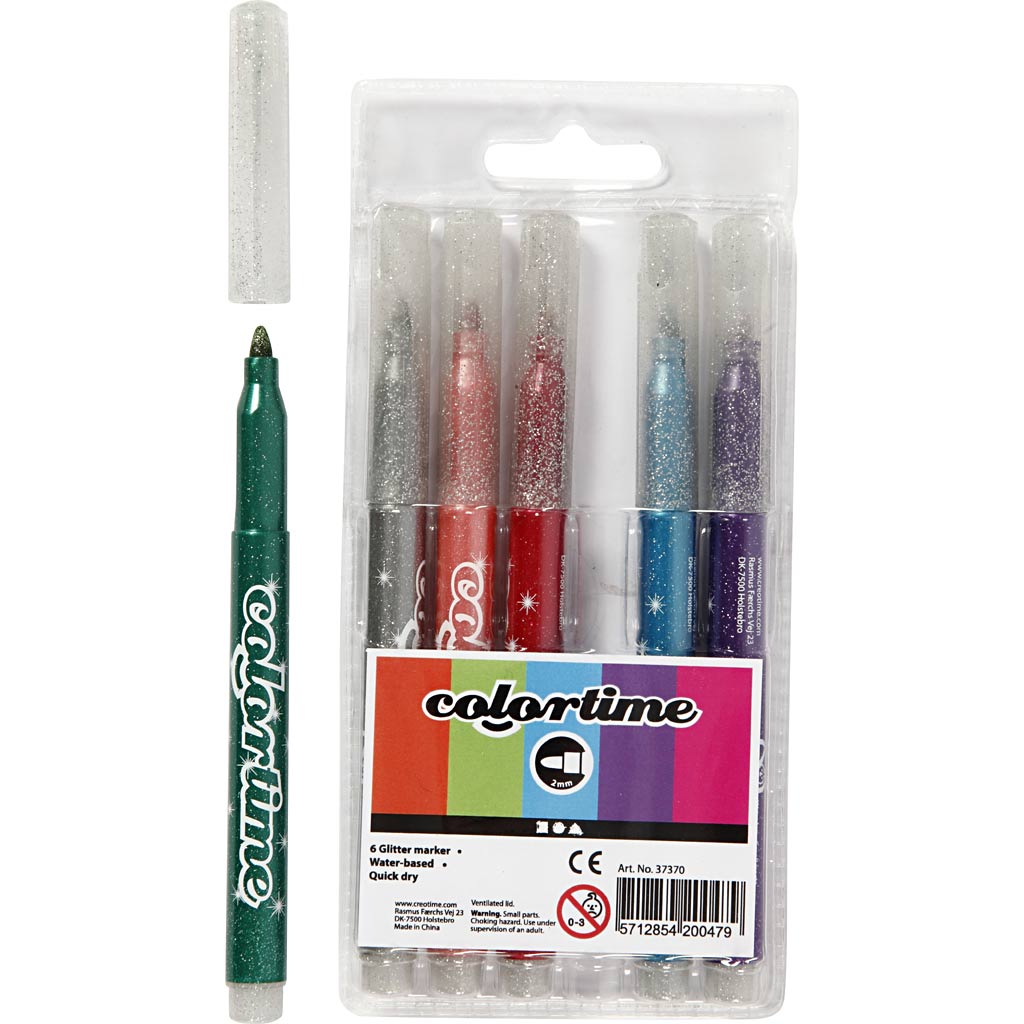 Colortime Glittertusch