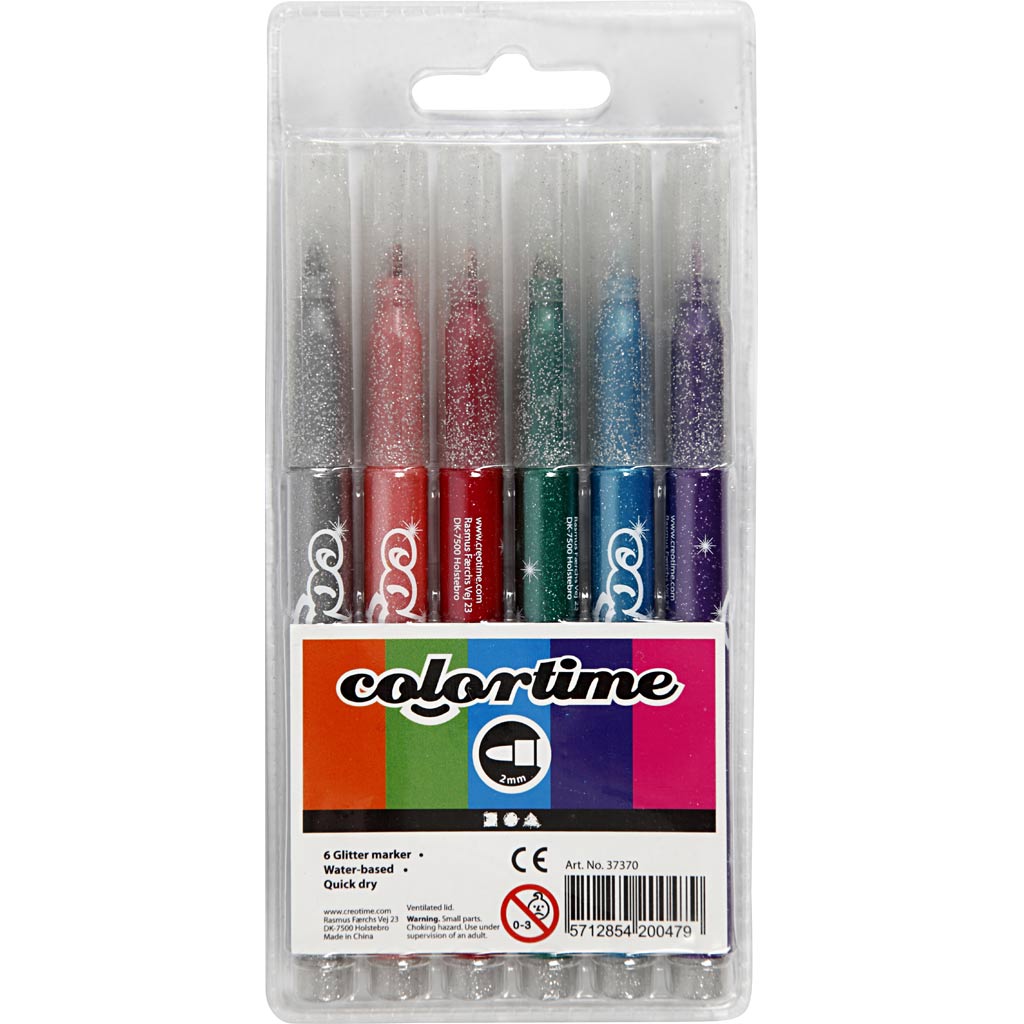 Colortime Glittertusch