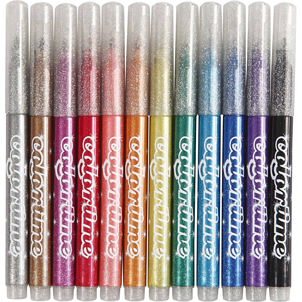 Colortime Glittertusch