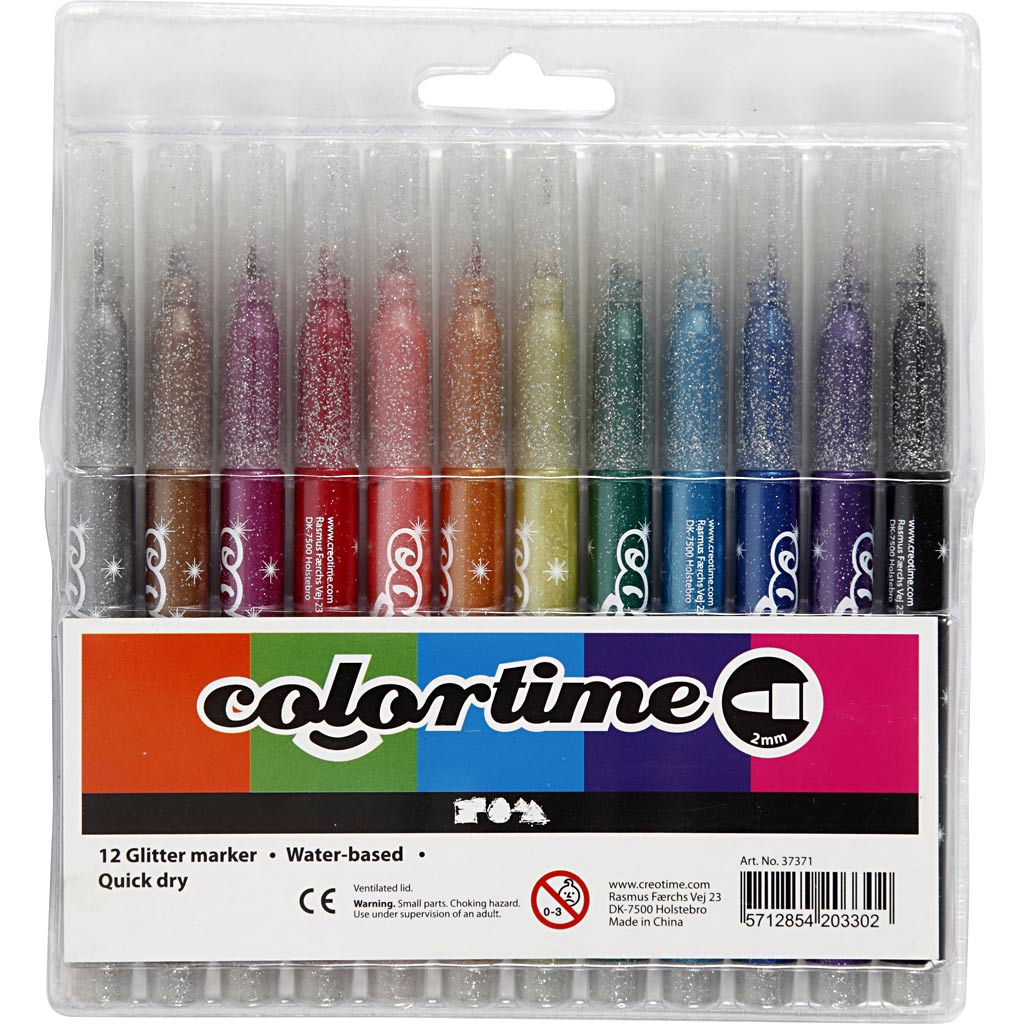 Colortime Glittertusch
