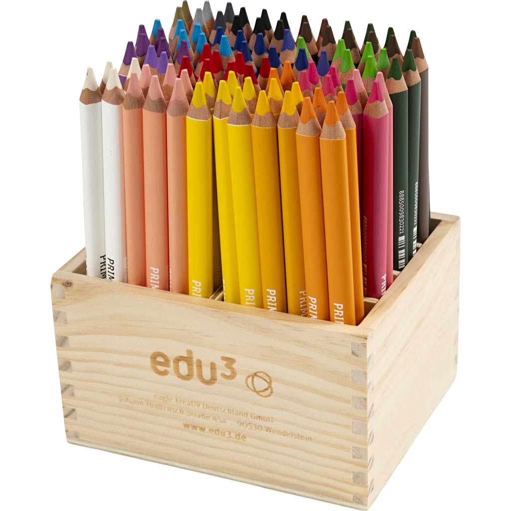edu Kraftige Farveblyanter