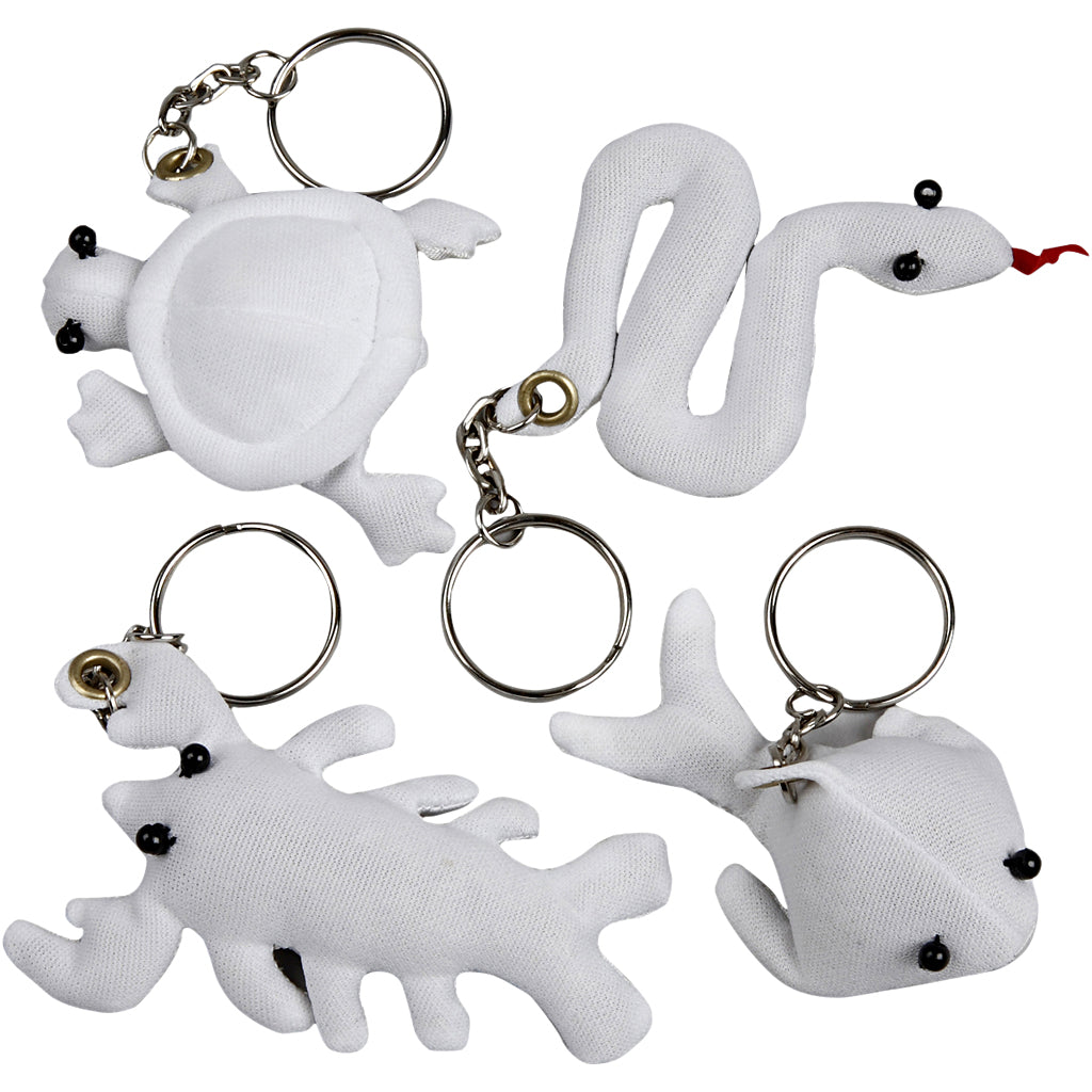 Stoffigurer med nøglering