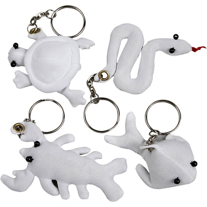 Stoffigurer med nøglering