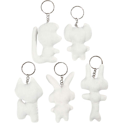 Stoffigurer med nøglering