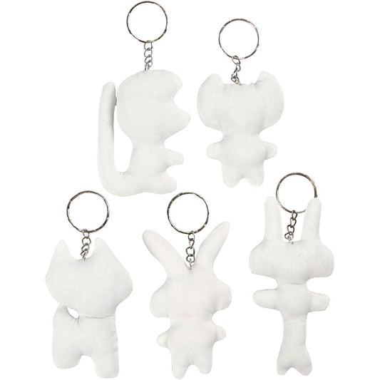 Stoffigurer med nøglering
