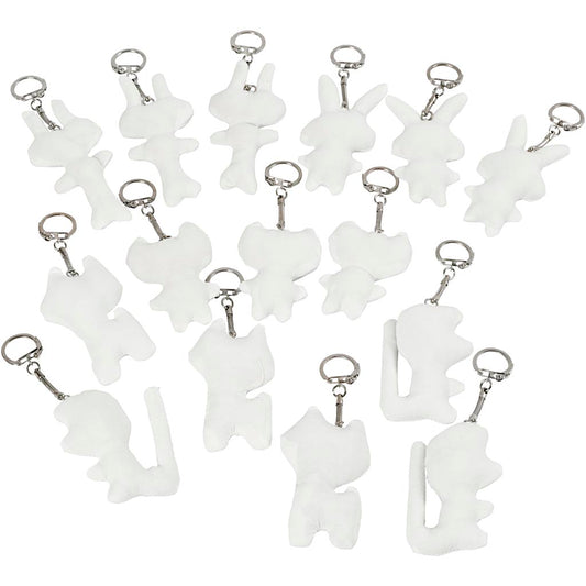 Stoffigurer med nøglering