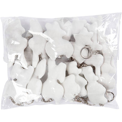 Stoffigurer med nøglering