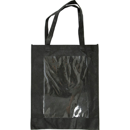 Taske med plastfront