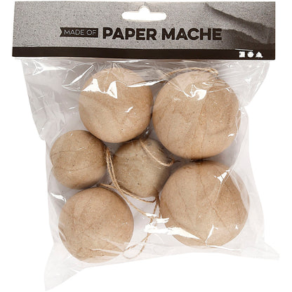 Kugler i papmache