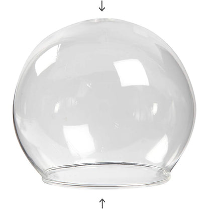 Kugleformet glasklokke