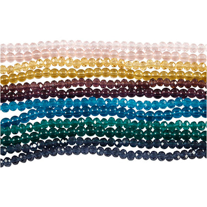 Glas- og facetperler