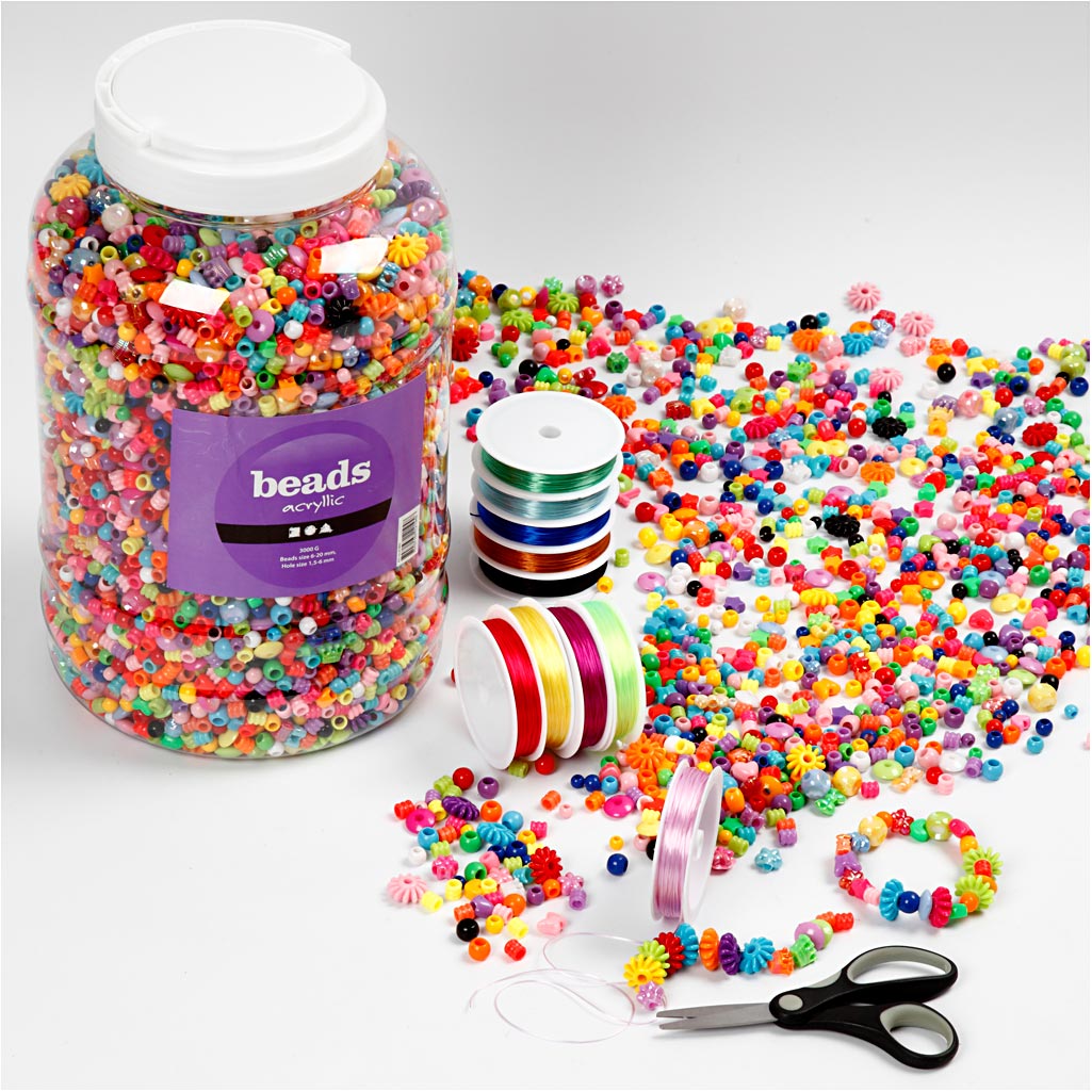 Perler og Smykkeelastik