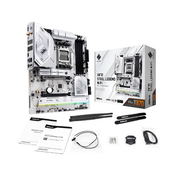 ASRock X870 Steel Legend WiFi Motherboard ATX AM5 Socket DDR5