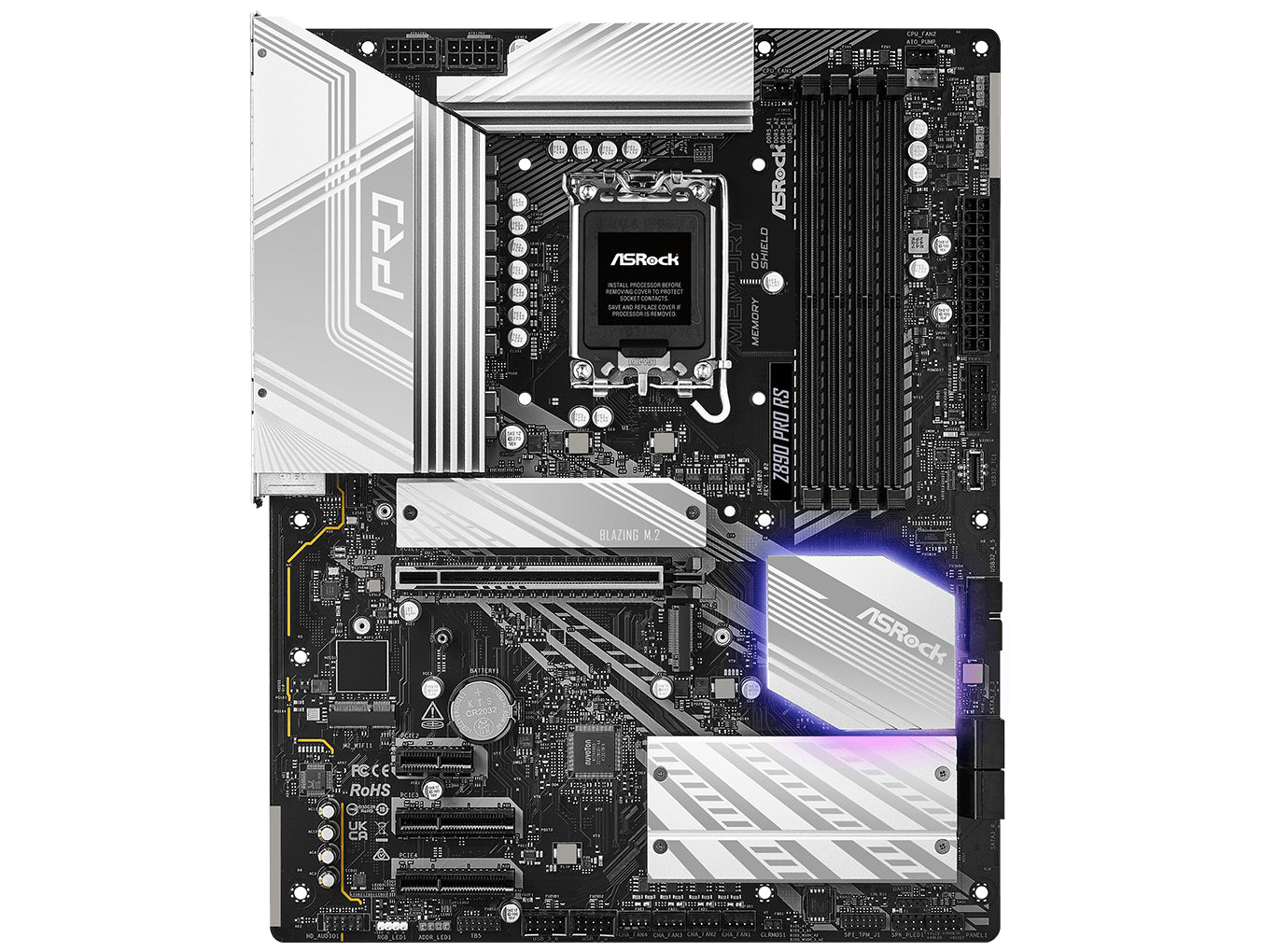 ASRock Z890 Pro RS Motherboard ATX LGA-1851 Intel Z890