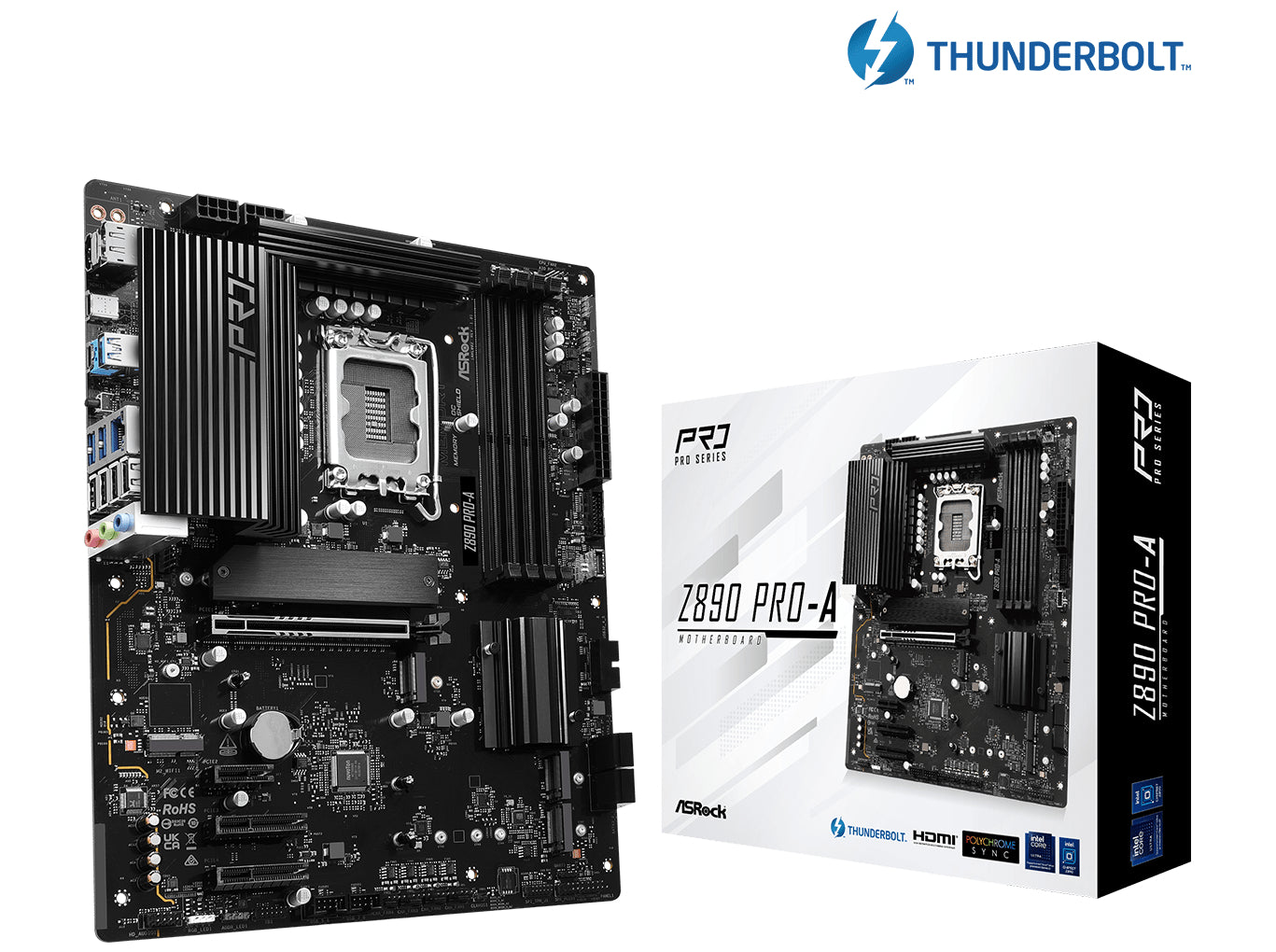 ASRock Z890 Pro-A Motherboard ATX LGA-1851 Intel Z890