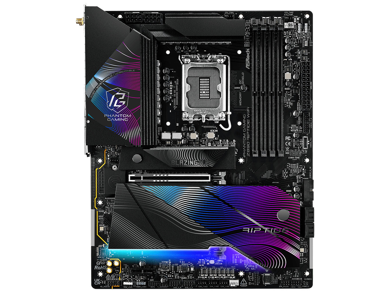 ASRock Z890 Riptide WIFI Motherboard ATX LGA-1851 Intel Z890