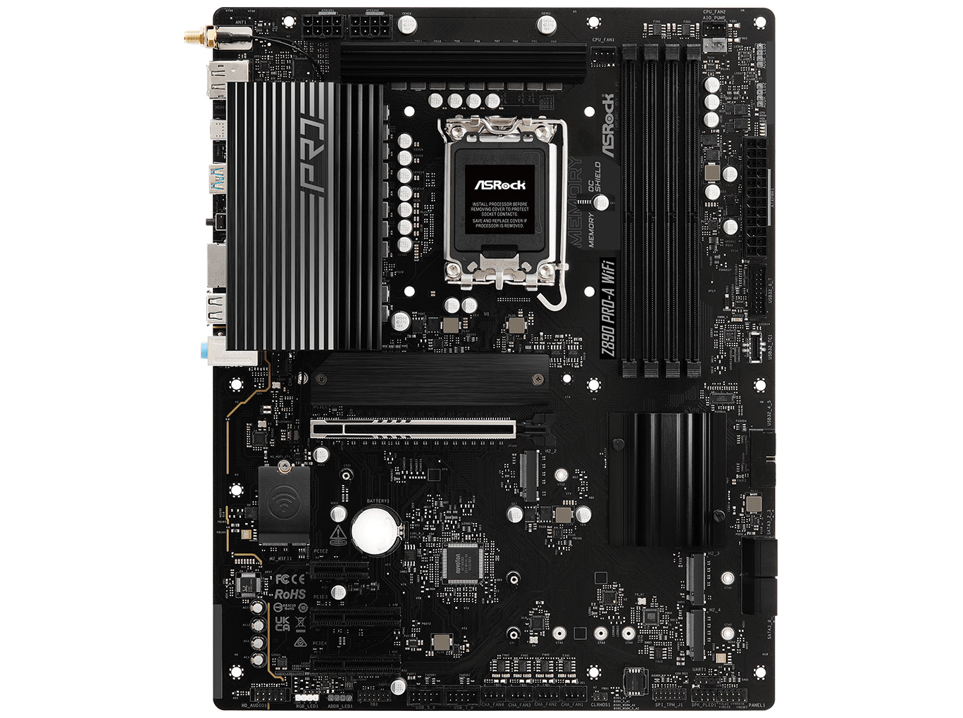 ASRock Z890 Pro-A Wi-Fi Motherboard ATX LGA-1851 Intel Z890