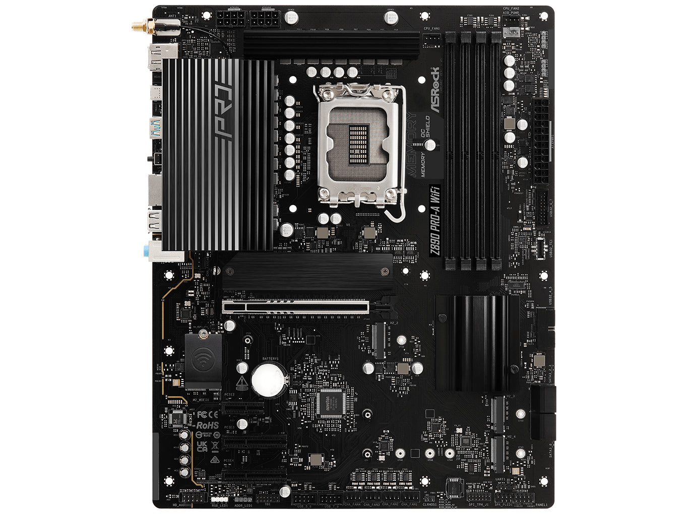 ASRock Z890 Pro-A Wi-Fi Motherboard ATX LGA-1851 Intel Z890