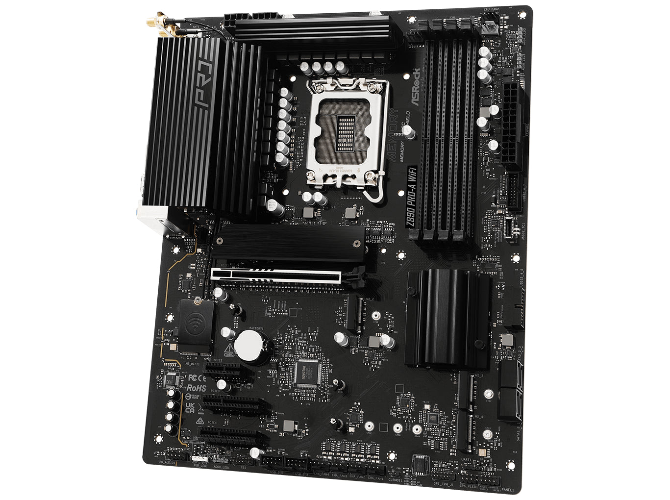 ASRock Z890 Pro-A Wi-Fi Motherboard ATX LGA-1851 Intel Z890