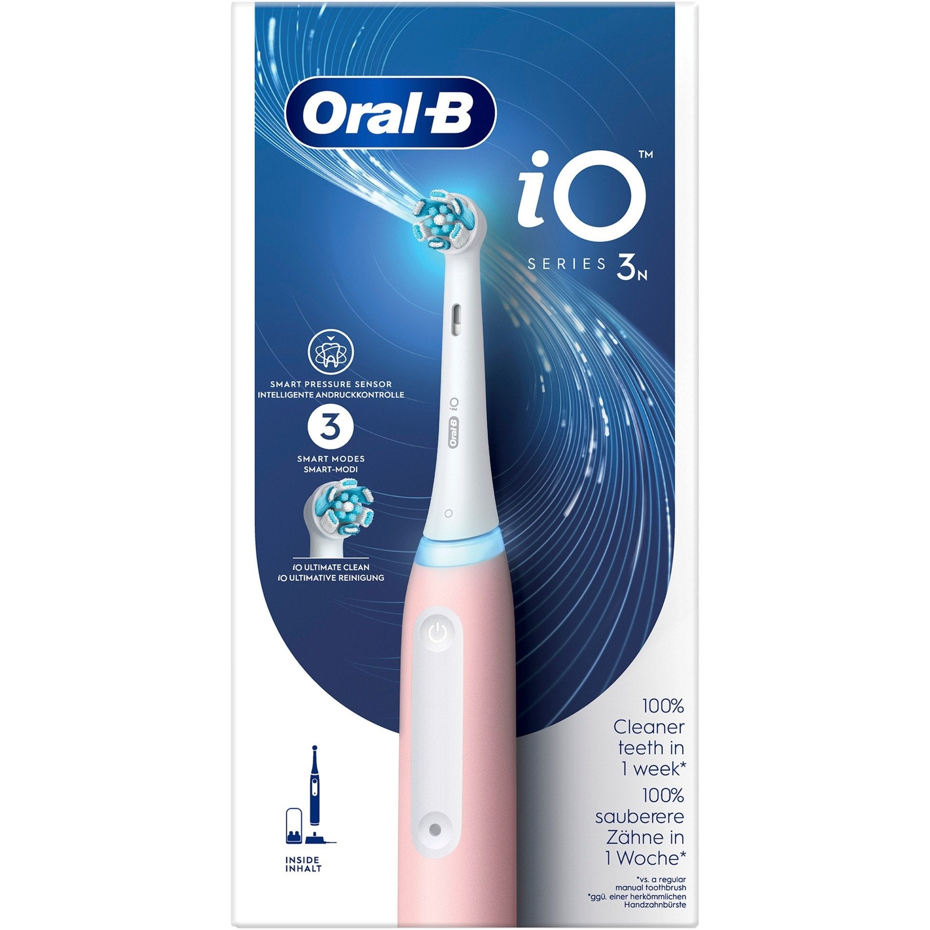Oral-B iO Series 3n Blush Pink elektrisk tandbørste