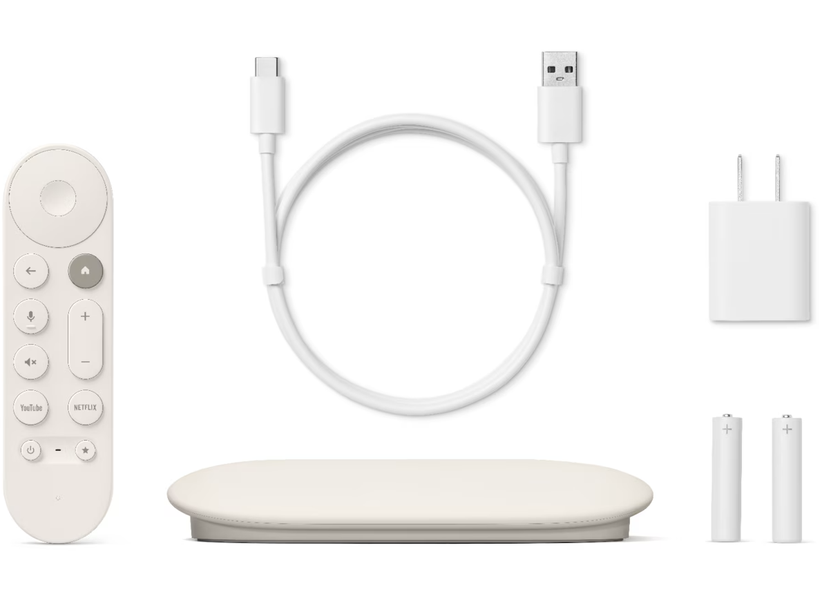 Google TV Streamer (4K) Hvid