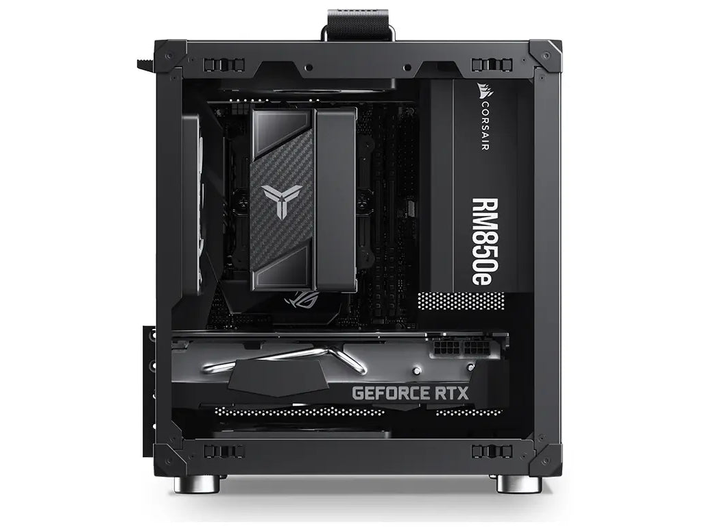 Jonsbo C6-ITX Lille formfaktor Mini ITX Ingen strømforsyning Sort