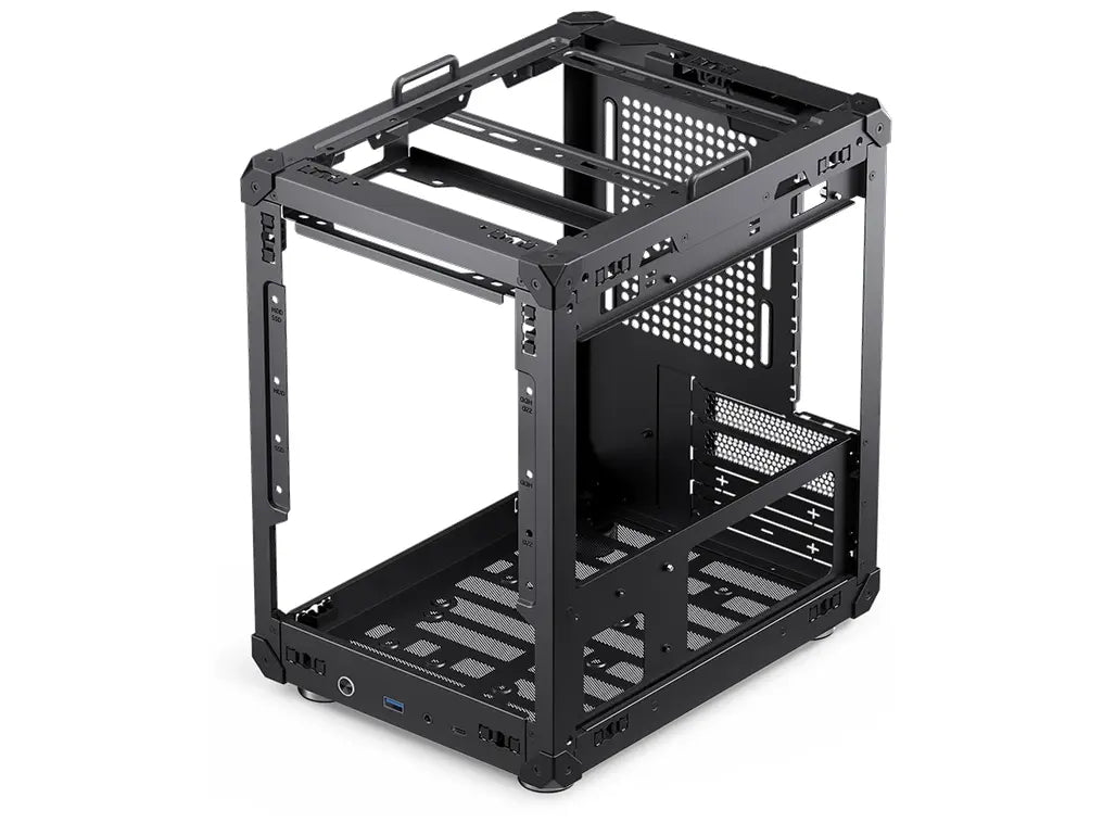 Jonsbo C6-ITX Lille formfaktor Mini ITX Ingen strømforsyning Sort