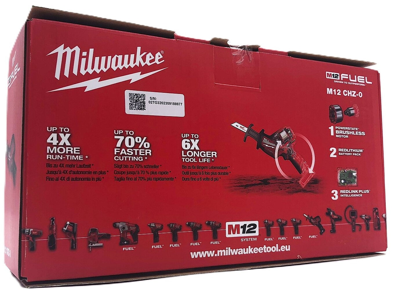 Milwaukee M12CHZ-0 Bajonetsav Uden batteri Intet batteri