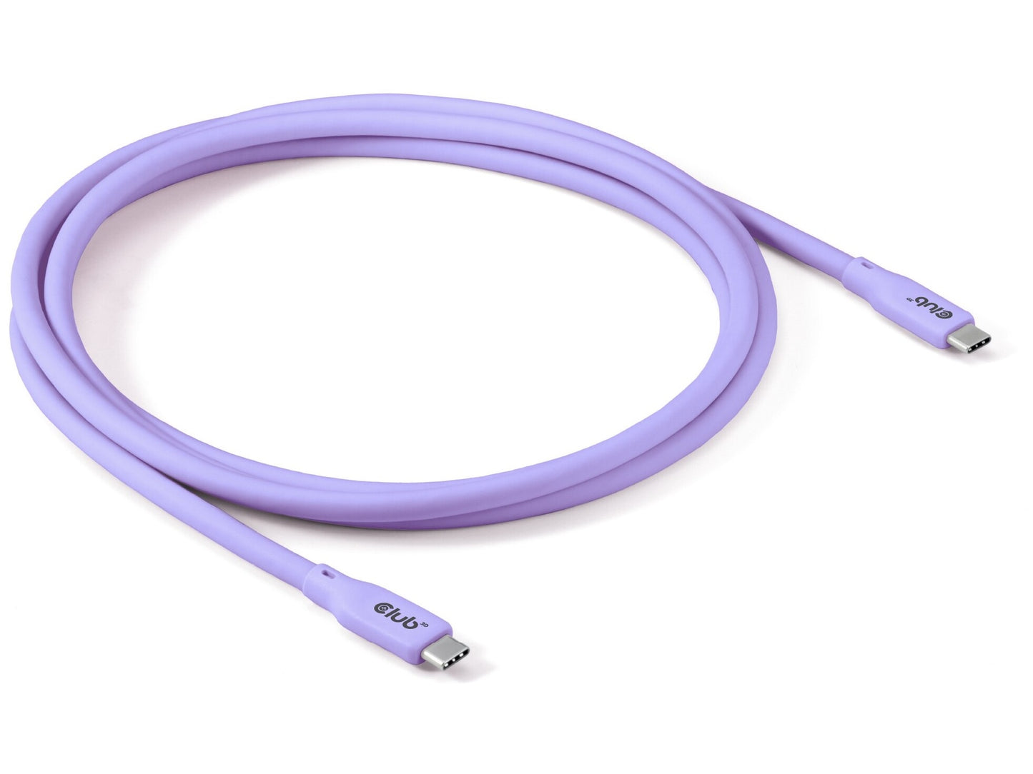 Club 3D USB4 USB Type-C kabel 2m Lilla